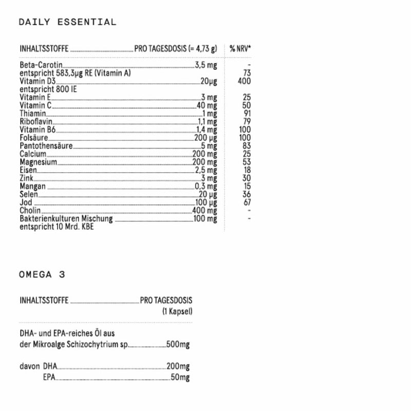 Daily Essential plus Schwangerschaft Boost